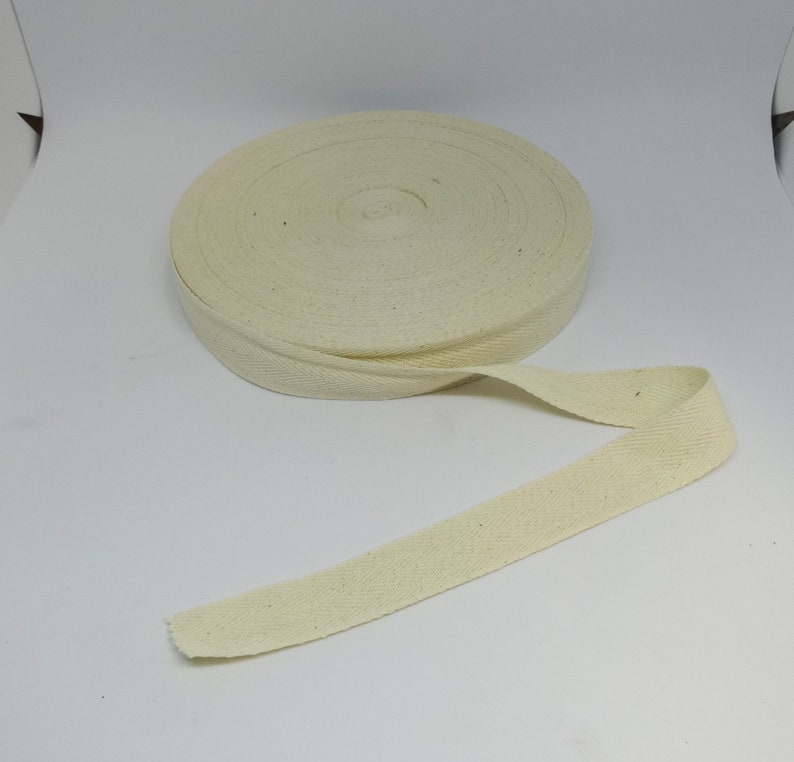 Buy NATURAL Cotton Twill Tape BY the YARD 1 Inch for Sewing Online in India Etsy