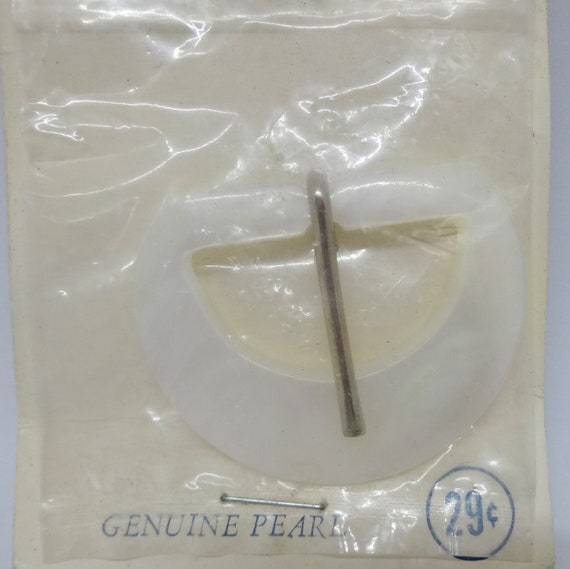Genuine Pearl Belt Buckle in Original Package by … - image 2