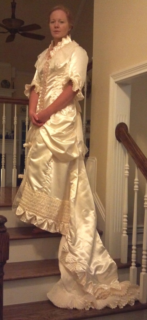 Vestido de novia victoriano talla 6 precioso NUEVO - Etsy