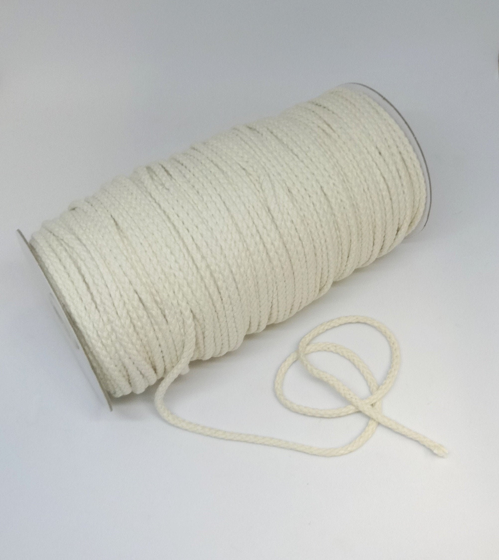 Beyond Trim Drawstring Cord Rope - 100% Cotton Replacement Piping Drawcord  Clothing Sewing DIY Crafts 80B White 5 Yards