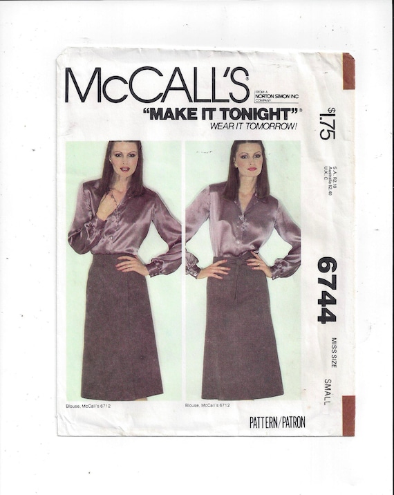 McCalls Ladies Sewing Pattern 6993 Vintage Style Skirts ... Free UK P/&P