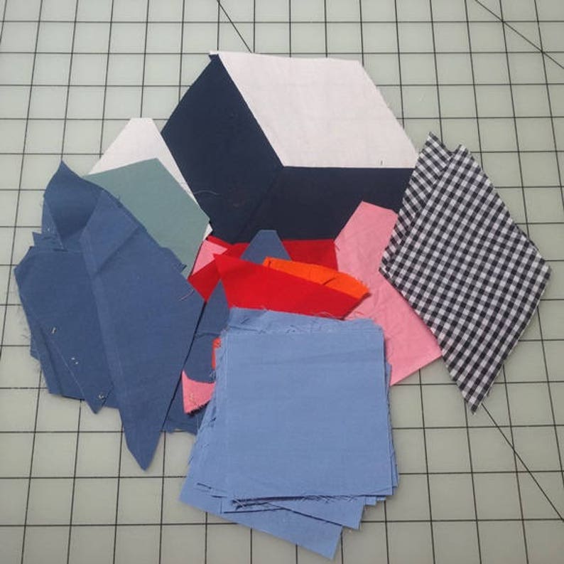 600 Diamond Shape Quilt Pieces PreCut Includes 15 Pieced Etsy