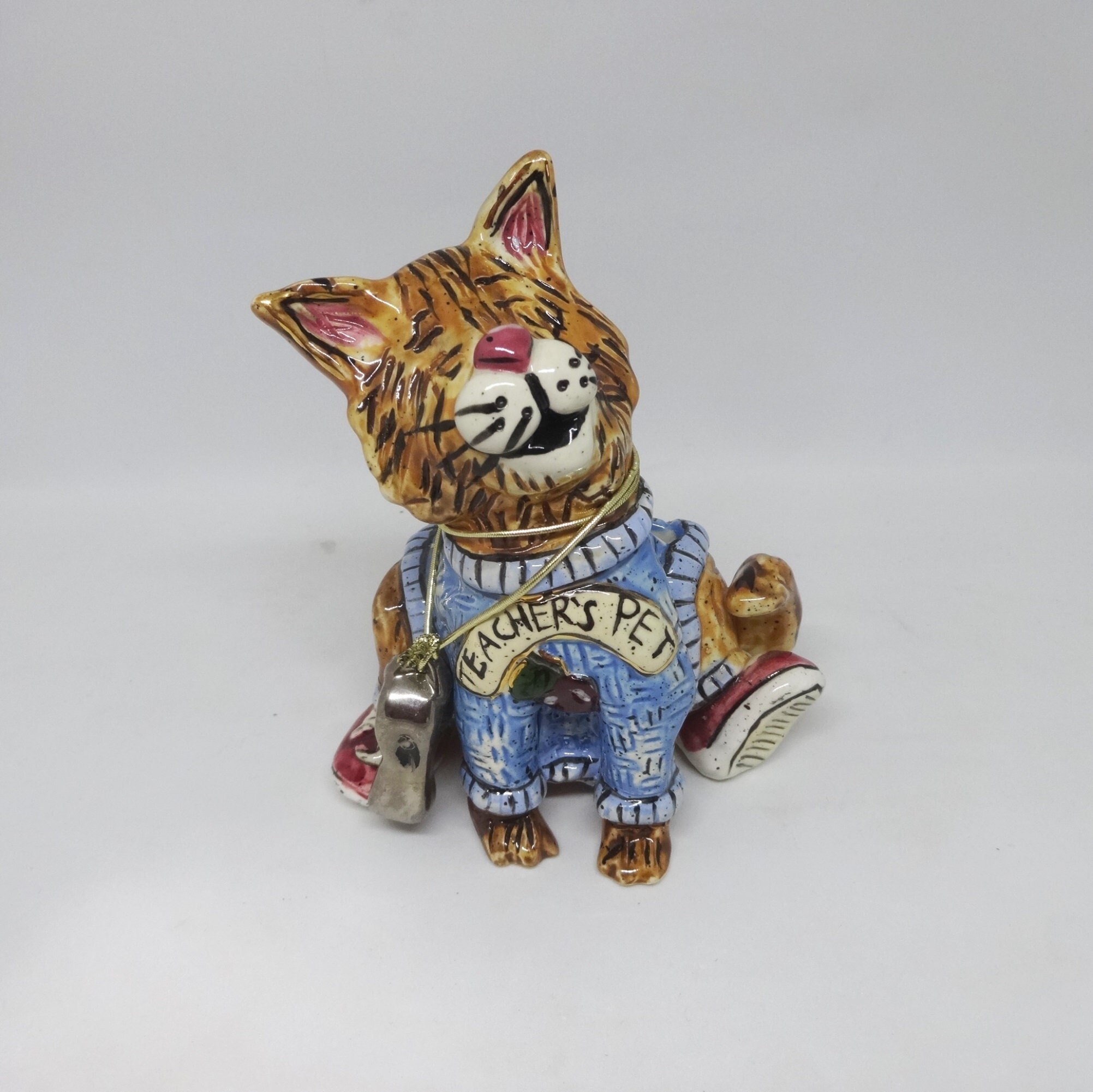 ヘザー・ゴールドミンク作「Happy Cat Teacher's Pet」、取り外し可能