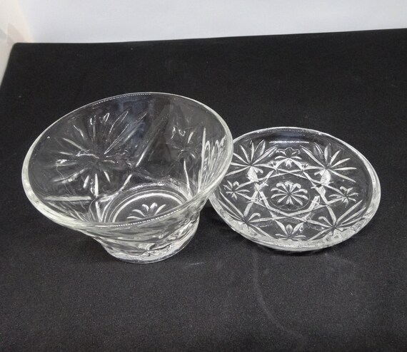 2 Pieces of Early American Prescut by Anchor Hocking, EAPC