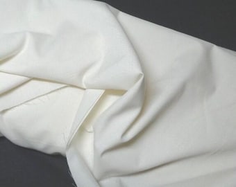 Primo Batiste Fabric, Parchment Poly Cotton Blend, Easy Care, 45" Wide, Heirloom Sewing