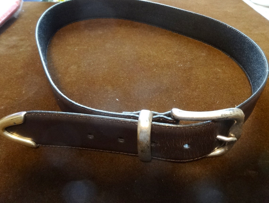 Fossil Gen. Leather Lady's 1.5 Inch Wide Belt in Dark - Etsy