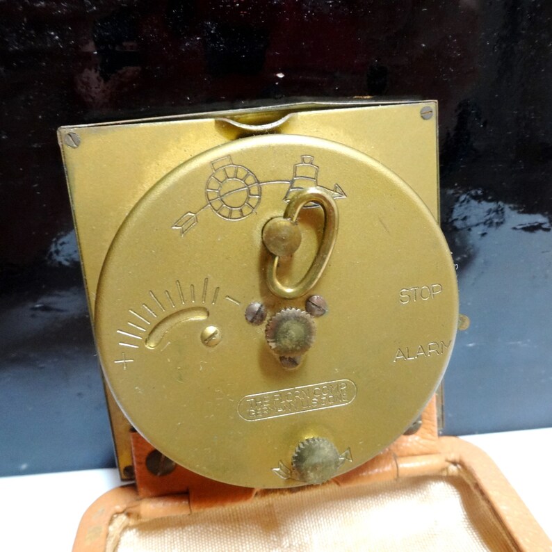 Empire Florn Co. Travel Alarm Clock, 1 Jewel, NON Working, Germany USA ...