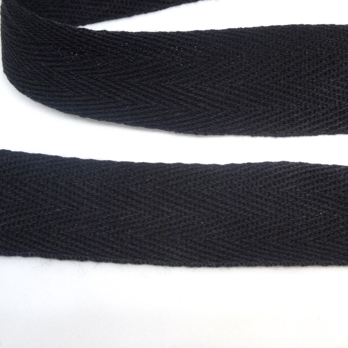1 Inch BLACK Cotton Twill Tape by the YARD for Sewing Etsy