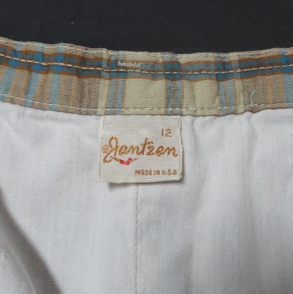 1960s Jantzen Pencil Skirt, Lined, Size 12, Brown… - image 4