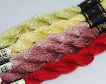 DMC Cotton Perle Embroidery Needlework Thread, 5 Grams, 27.3 Yards or 25m, Made in France, Needle Work, Crafts, Several Colors