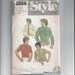Style 2554 Pattern for Men's Set of Shirts, Sz 42, From 1978, British ...