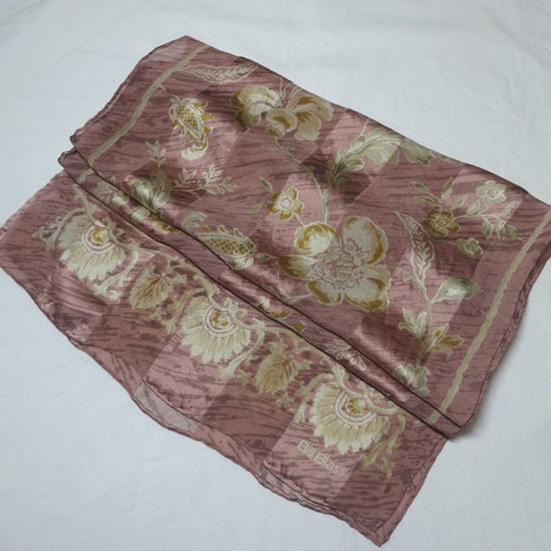 1980s Vintage Bill Blass Silk Scarf by Basha Scarves 13.25 X - Etsy