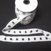 Jumbo White Eyelet Grommet Twill Tape, NICKEL Eyes, 1 3/8 In. Wide Twill, 3/8 In. Eyelet, BY the YARD, Lace-Up Garment, Steampunk, Trim 