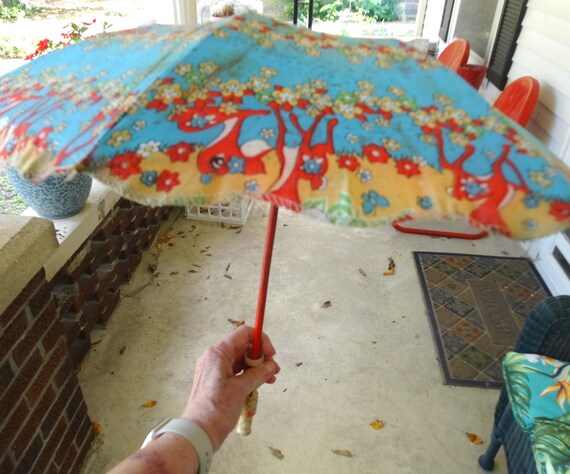 Child's Vintage Umbrella Featuring Bambi or Fawn … - image 4