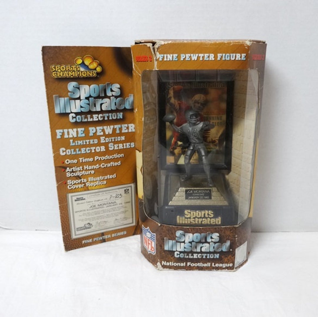 1997 Joe Montana Pewter Figure From Sports Illustrated Cover of