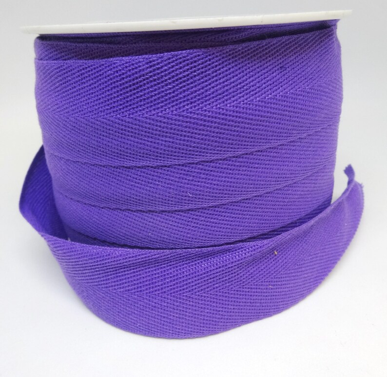 1 Inch PURPLE Twill Tape By the YARD Polyester For Sewing Etsy
