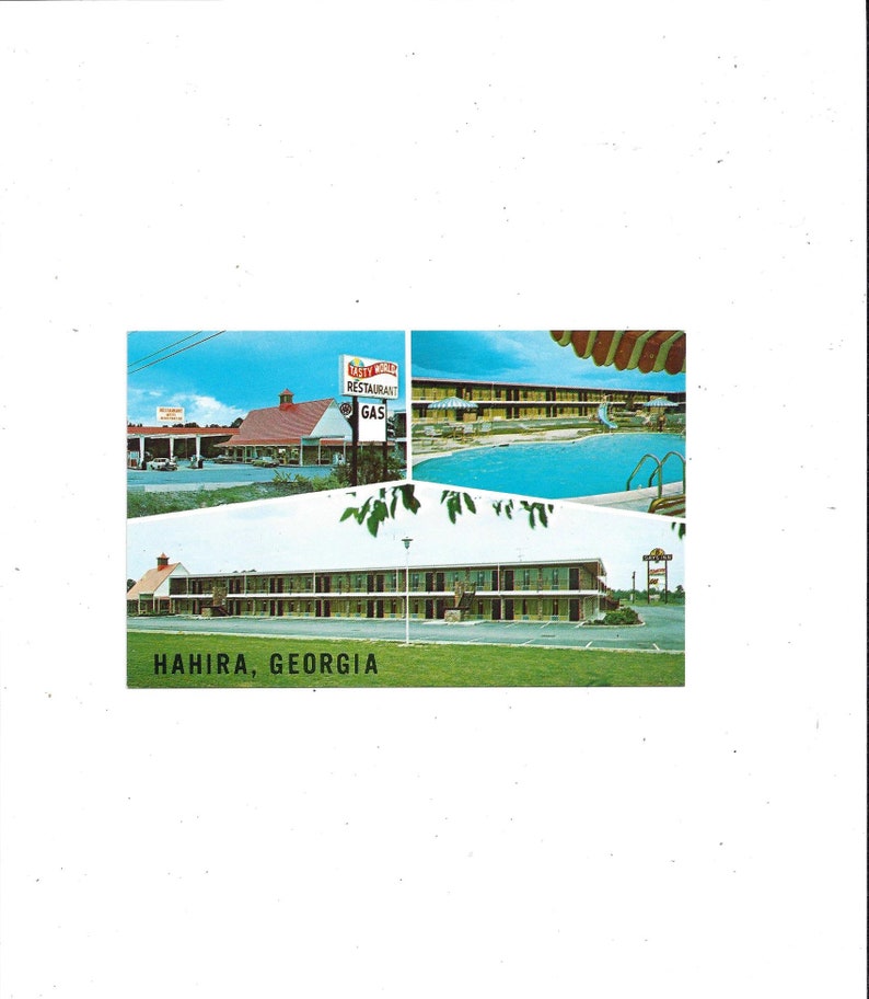 1970s color postcard of days inn motel hahira georgia tasty etsy