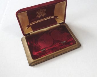 Vintage Hamlin Watch Box Blue‎ Velvet Vintage Hamlin Watch Box Blue Velvet - Etsy main image 3