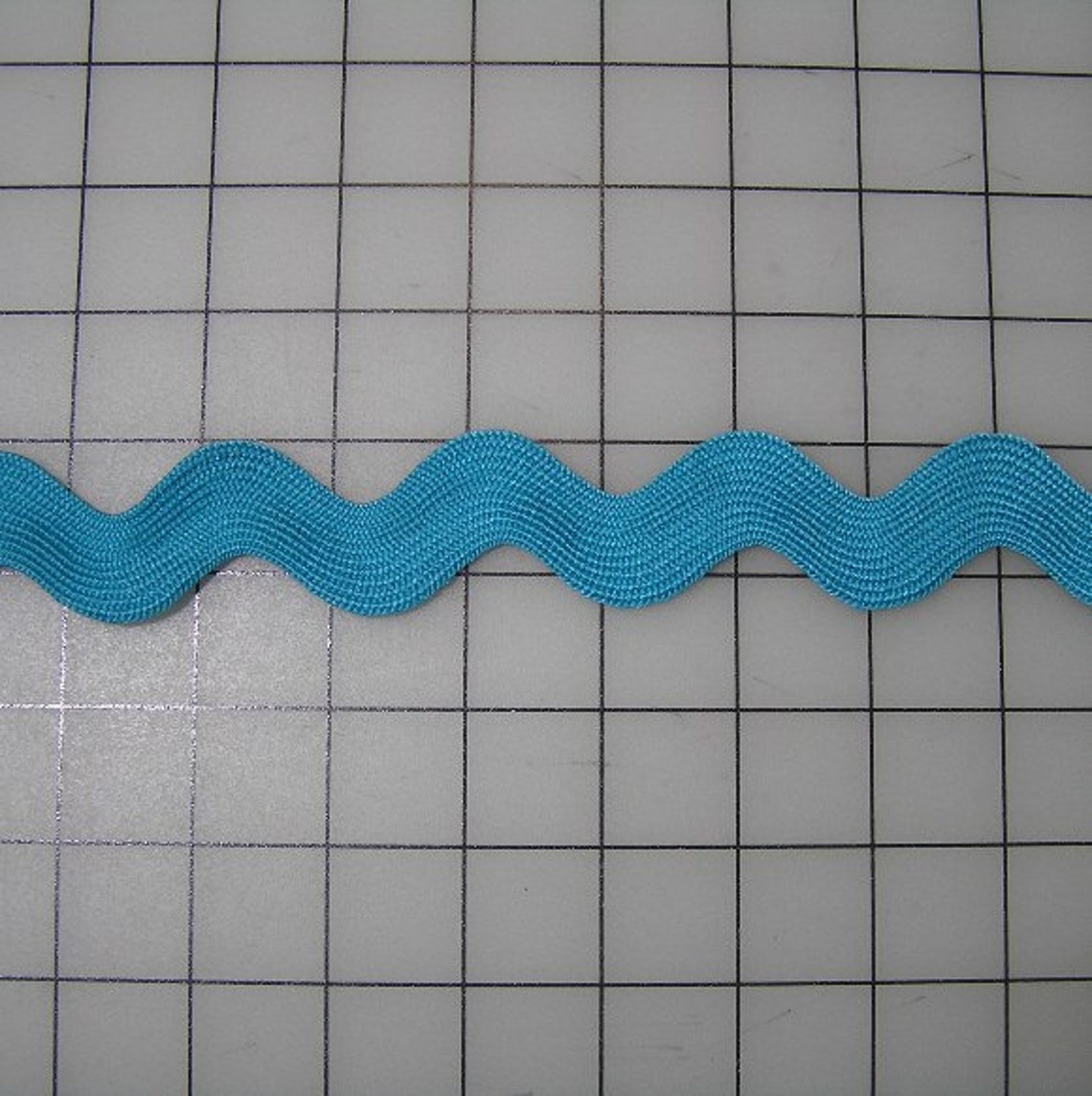 Jumbo Turquoise Rick Rack 1.4 Inch Wide Poly Fun Trim BY the Etsy