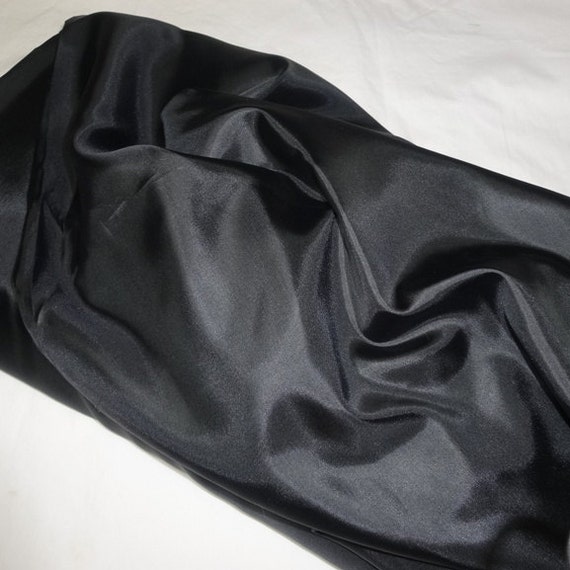 silk dress lining fabric Black Satin Lining Fabric in Polyester, BY the YARD, 44 Inches Wide, Medium  Weight, Home Sewing Fabric, Dress Making Lining, Fashion Lining