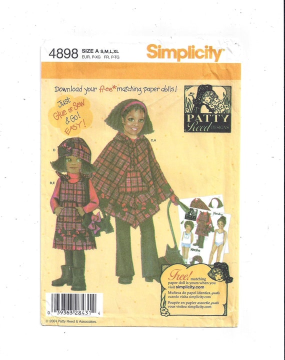 simplicity paper dolls