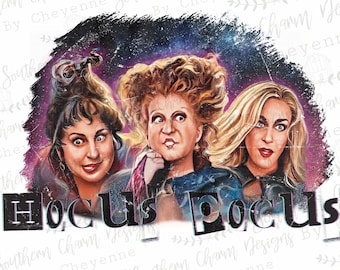 Halloween witches sisters png digital download for sublimation or screens dtf mockup included