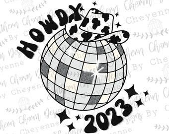 New Year’s Sublimation PNG Groovy Disco Shirt Design Screen Print