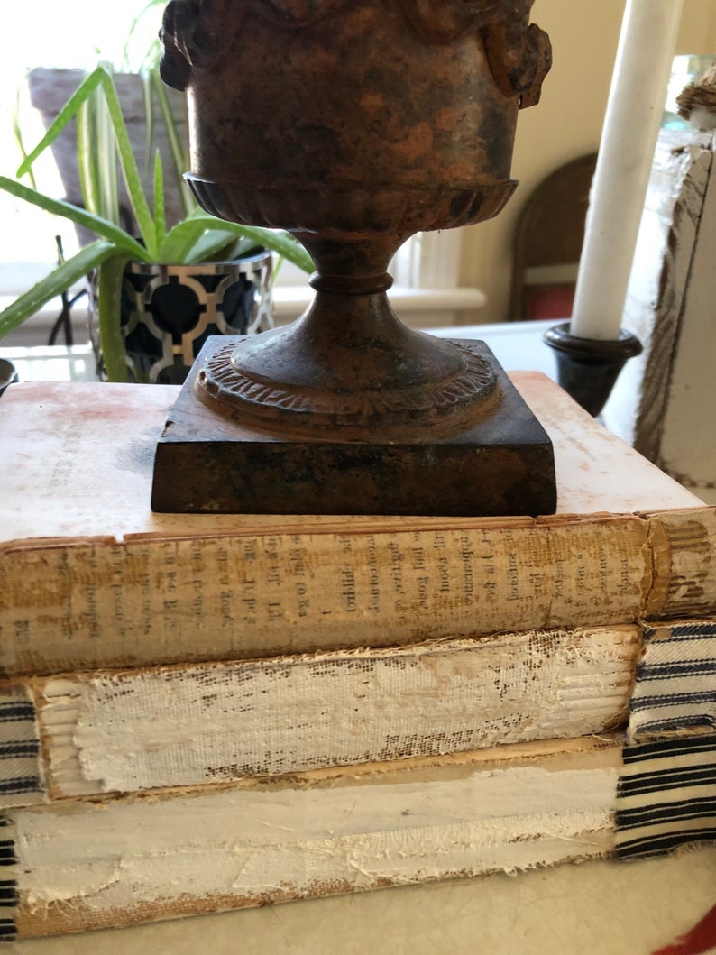 Rustic Book Stack Decor, Vintage Book Bundle With French Country ...