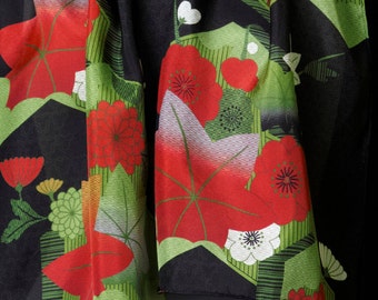 Silk Scarf, Japanese-Inspired 12" x 64", by Lorenz Hermsen.