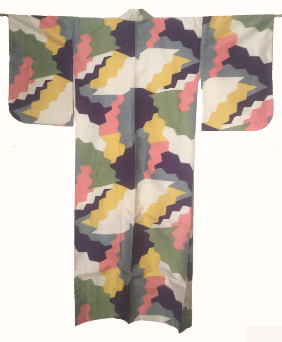 Silk Japanese Antique Taisho Roman Kimono - Etsy