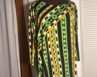 Bob Mackie tragbare Kunst Tunika-1X