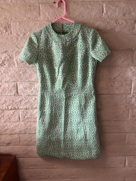 Handmade Polyester Mini Dress-60s