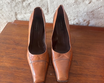 Zapatos de tacón vintage Claudia Ciuti de los años 70 - 11B