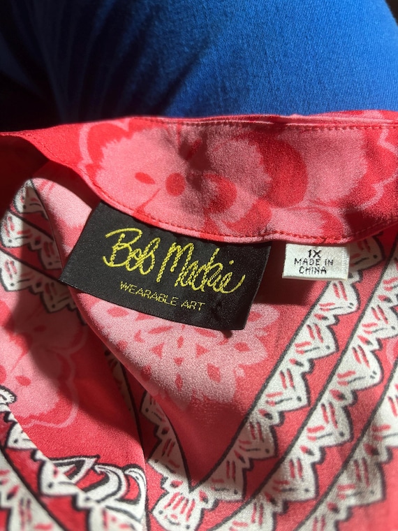 Bob Mackie 90s Blouse-“Wearable Art”- 1X - image 4