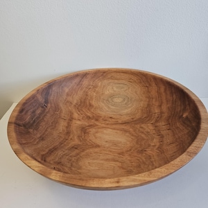 Pacific Northwest Calabash Large Walnut bowl, hand turned wooden bowl, wood turned bowl, wedding gift, Walnut wood coffee table decor