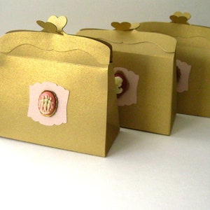 6 Mini-Portemonnee geschenkdoos - Goud en cameo portemonnee cadeaukaarthouders - Cadeaubonnen Sieraden geschenkdoos Gunsten Set van 6 Bruidsmeisjes cadeau Aangepaste ontwerpen