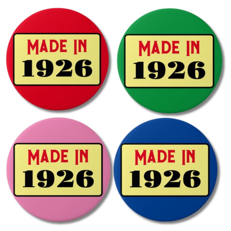 100th birthday badge