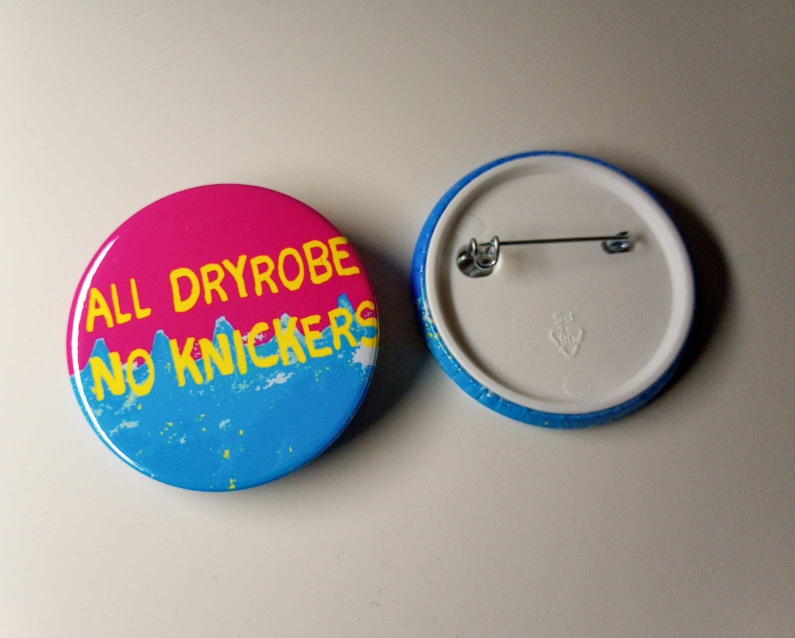 All Dryrobe No Knickers Badge Wild Swimmers Pin Cold Water Etsy UK