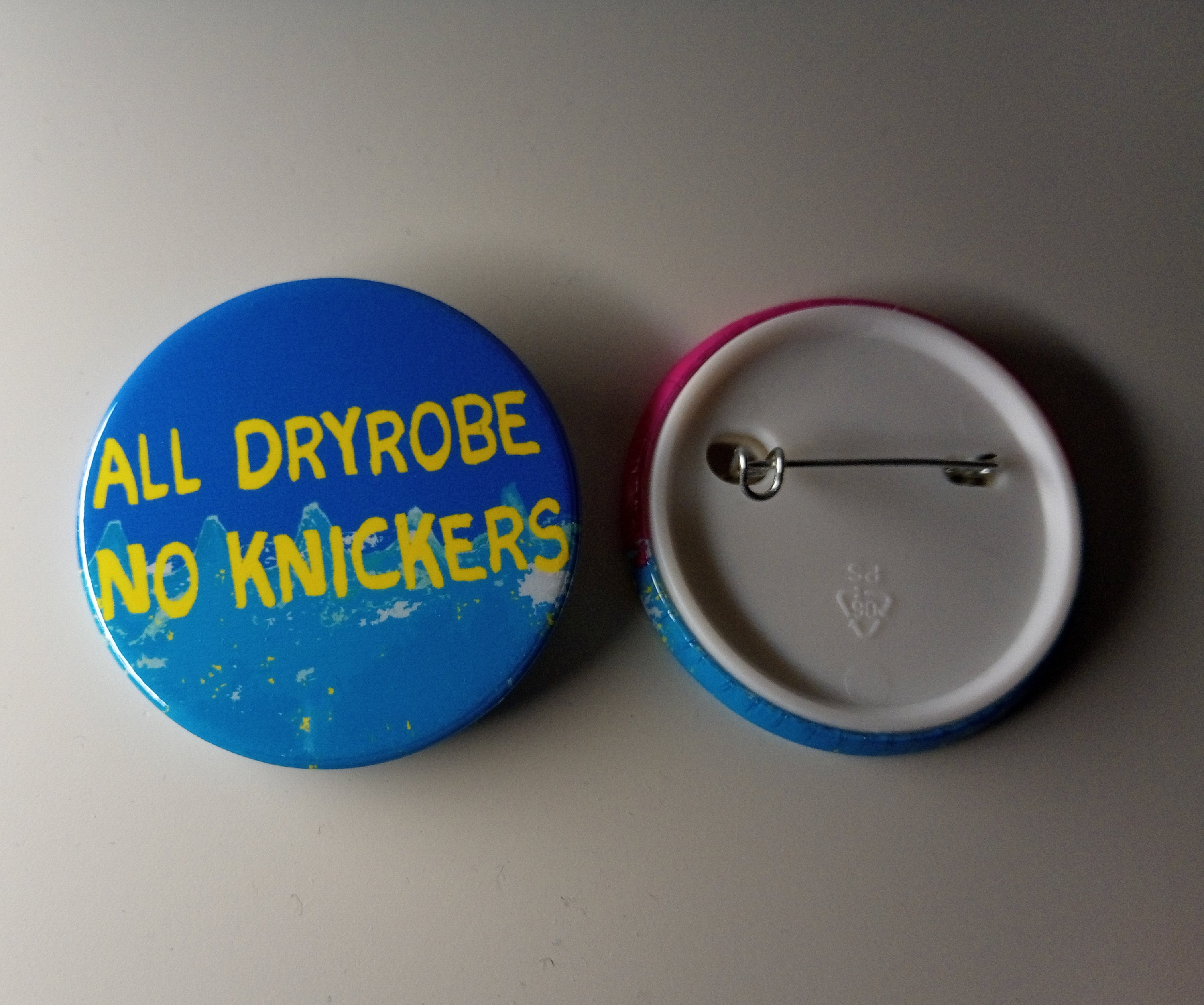 All Dryrobe No Knickers Badge Wild Swimmers Pin Cold Water Etsy UK