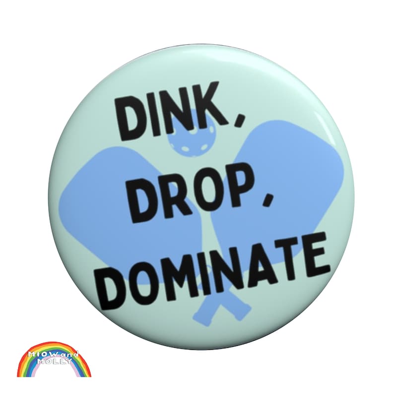 a pin badge for picklball lovers