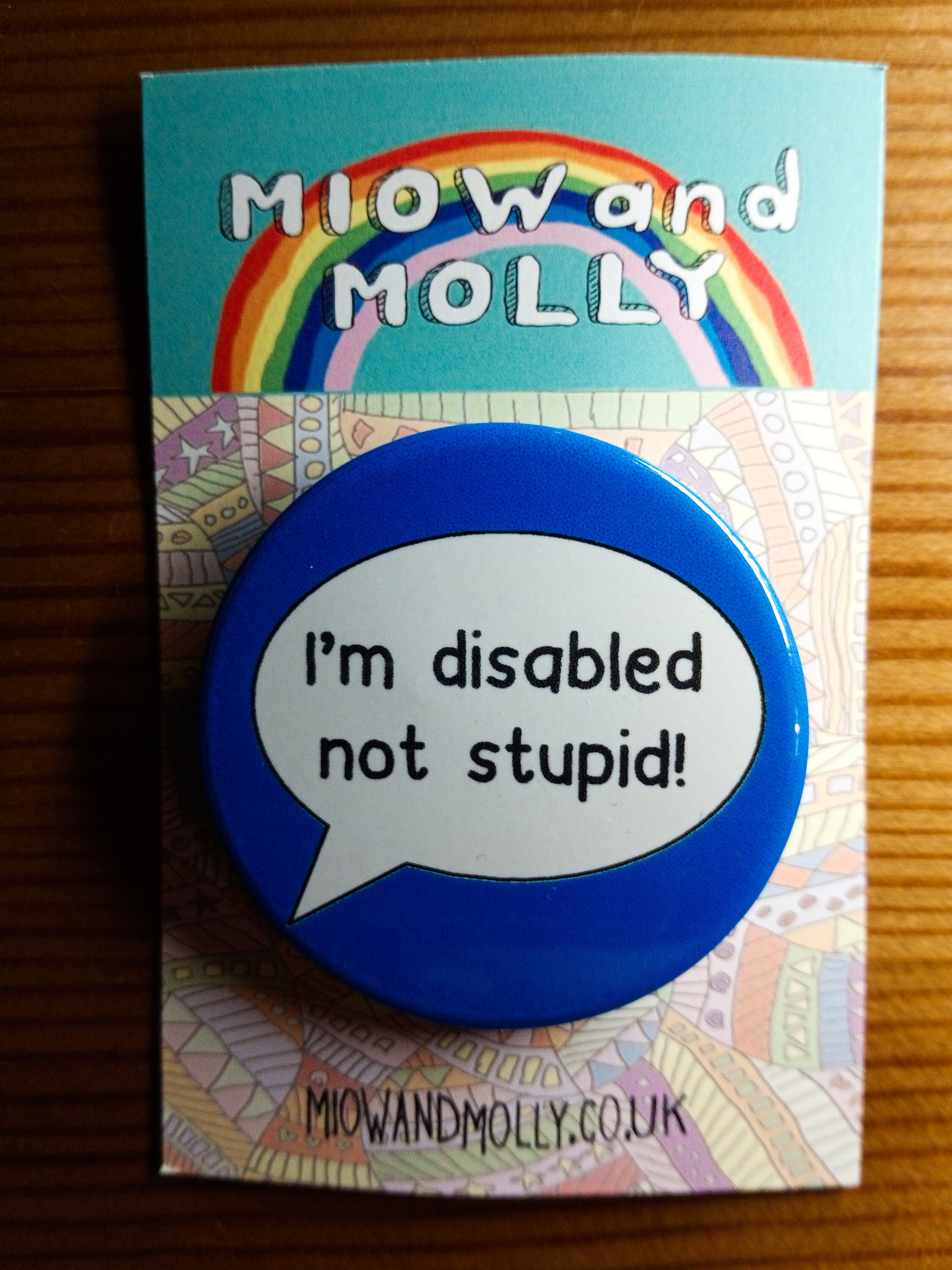 disability-badge-i-m-disabled-not-stupid-pin-45mm-etsy-uk