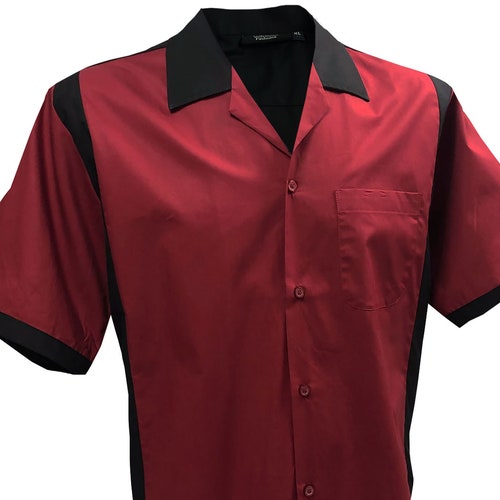 Men's Shirt 1950s 1960s Rockabilly Modern Retro Bowling - Etsy