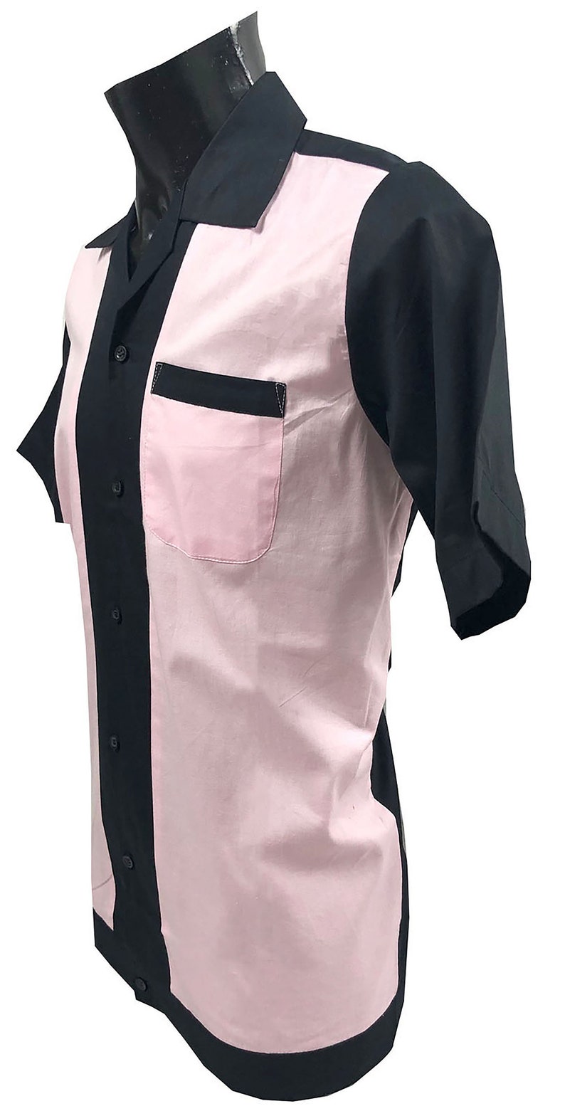 Chemise Homme Rockabilly Années 50 - Manches Courtes, Coton, Style Rétro Décontracté, Pour Déguisement Ou Quotidien