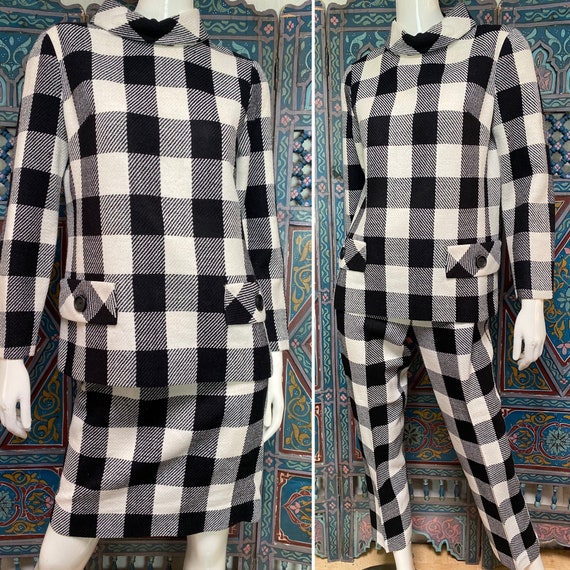 Rhodes of California 1960s three piece suit.