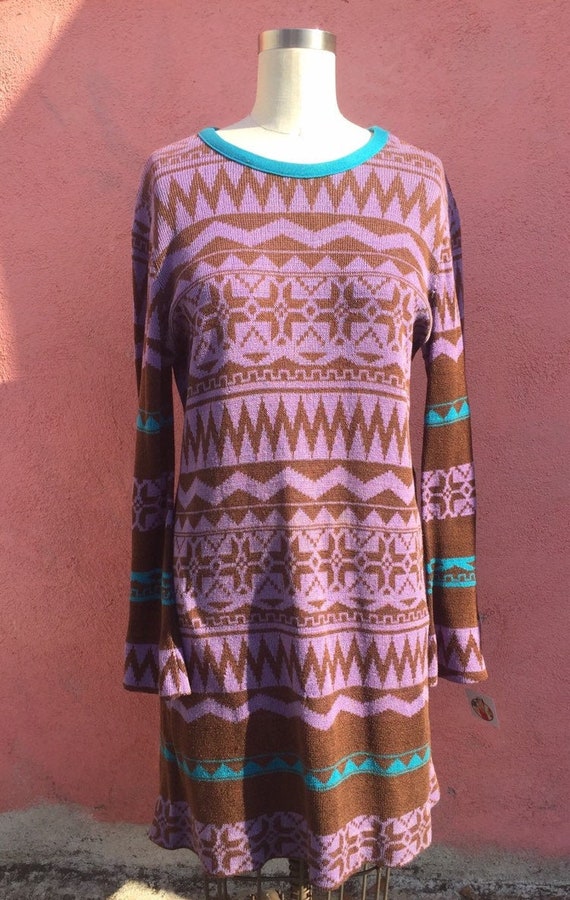 70’s Giorgio sant Angelo Multi-Pattern Stripe Knit