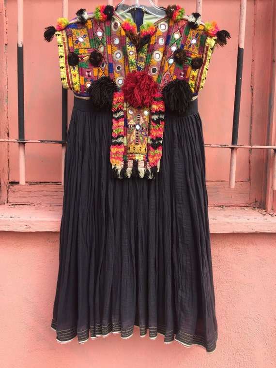 Vintage Afghani Tunic/Dress with Heavily Decorated