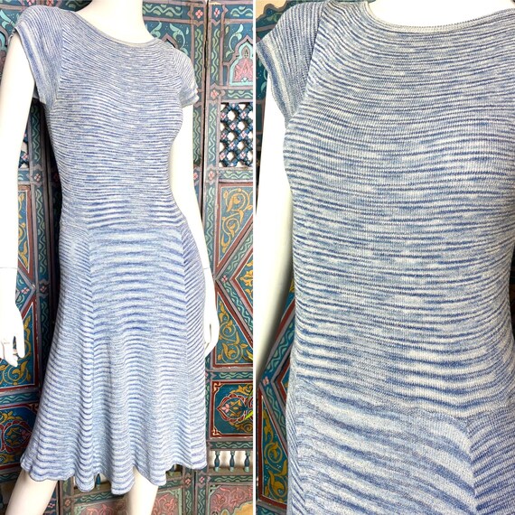 Fab missoni -esque 1970s blue and lurex.