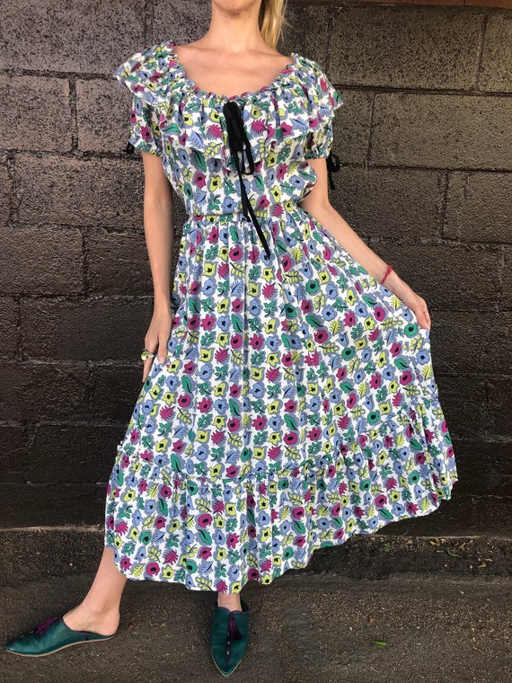 40's Ditzy Floral Dress by "Tudor"