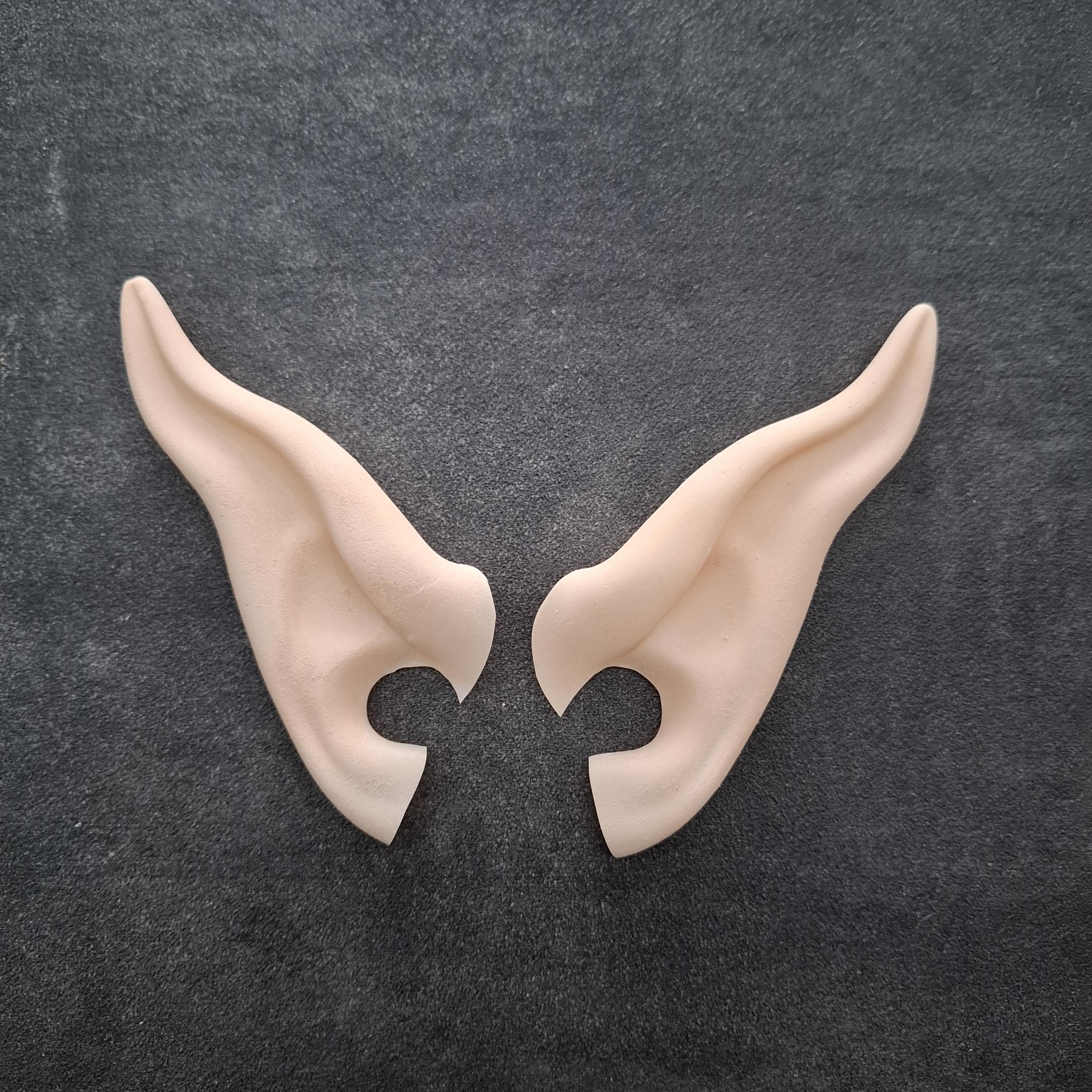 Elf Ears Latex Prosthetics for Cosplay and LARP Wavy ears