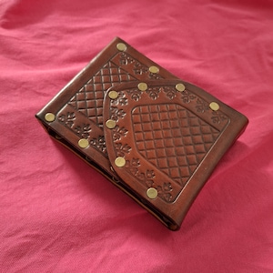 Scatola porta-tarocchi in pelle